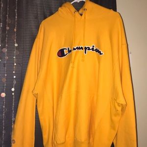 A champion hoodie
